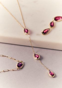 RUBELLITE PAPERCLIP BRACELET - Image 2